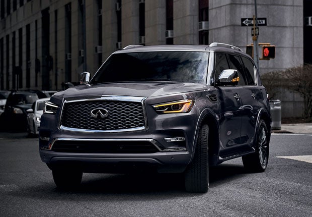 2024 INFINITI QX80 Key Features - HYDRAULIC BODY MOTION CONTROL SYSTEM | Crossroads INFINITI of Wilmington in Wilmington NC