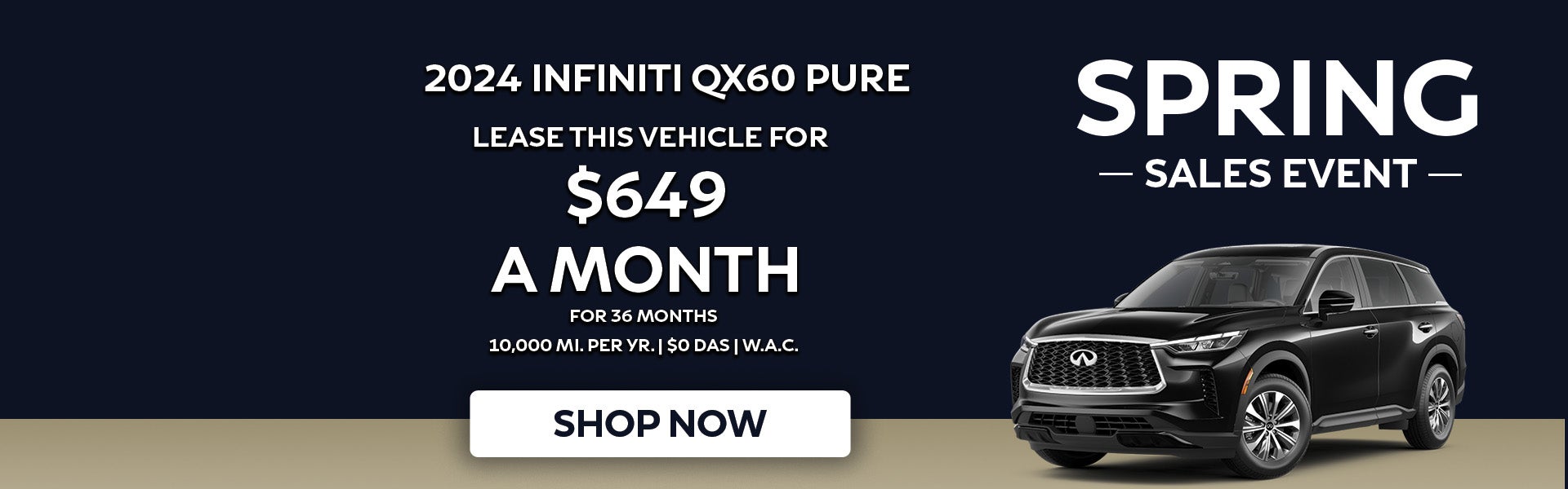 2024 INFINITI QX60 Pure Lease Special Offer