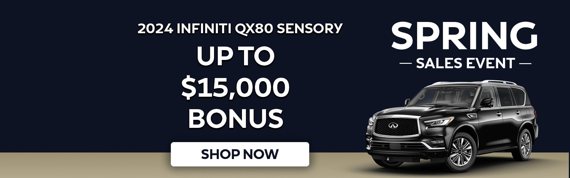 2024 INFINITI QX80 Sensory Bonus Special Offer