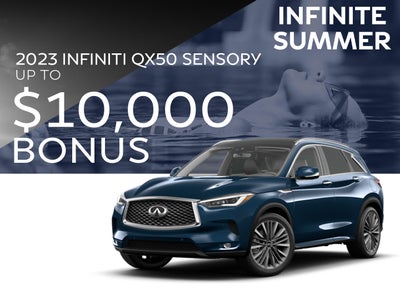 2023 QX50 Sensory
$10,000 Bonus